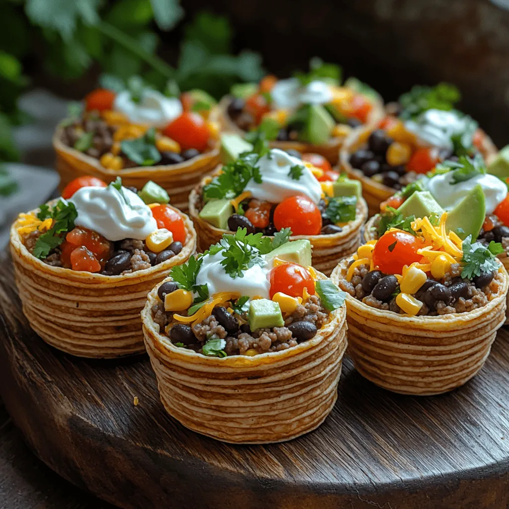 Before diving into the preparation of crunchy mini taco salad cups, it's important to understand the key ingredients that contribute to their deliciousness. Each component plays a vital role in creating the harmonious blend of flavors and textures that make these cups irresistible.