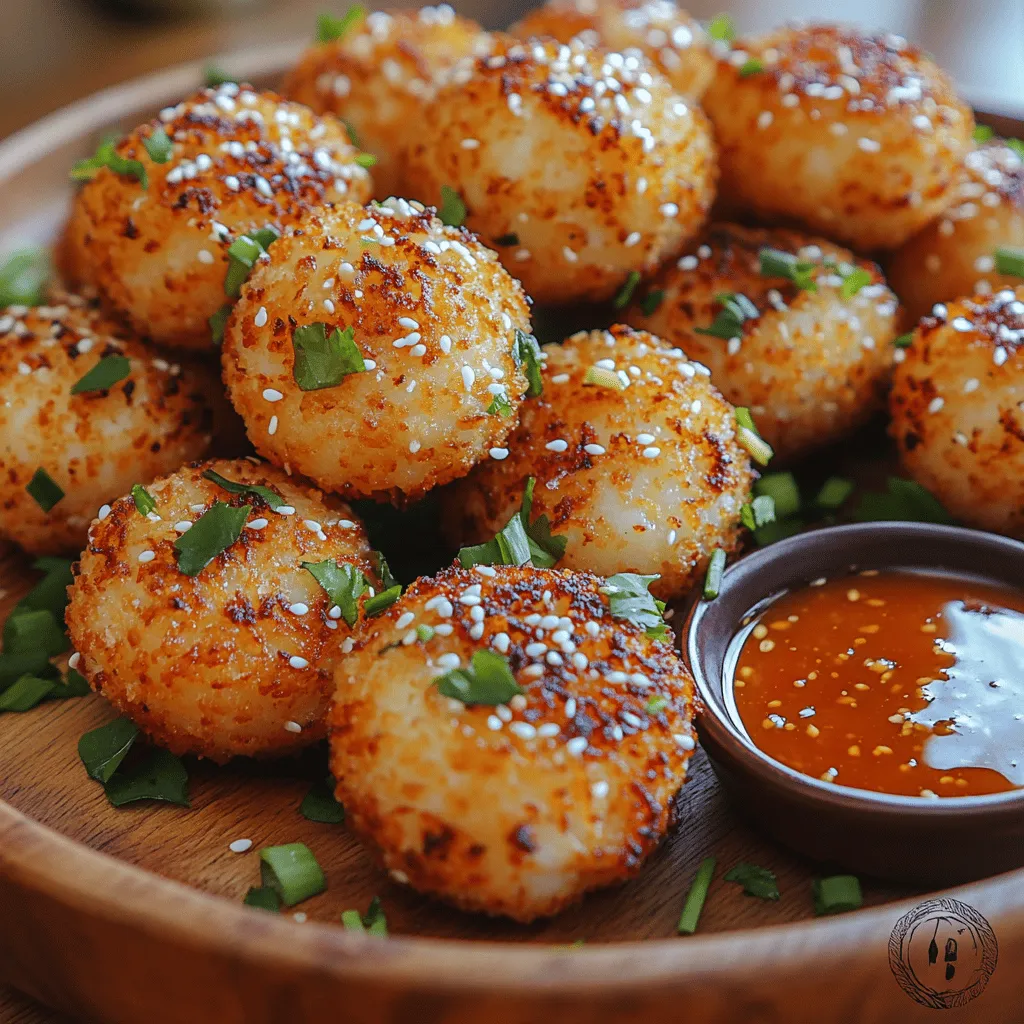 Crispy shrimp balls are a delightful appetizer that has captured the hearts of food lovers around the world. These little morsels are not only visually appealing but also packed with flavor and texture. With a crispy exterior that gives way to a tender, succulent shrimp filling, they offer a satisfying snack experience whether served at a party, as a starter, or even as a main dish. The addition of sweet chili sauce—an exquisite blend of sweetness and heat—elevates the dish, making every bite an explosion of flavor.