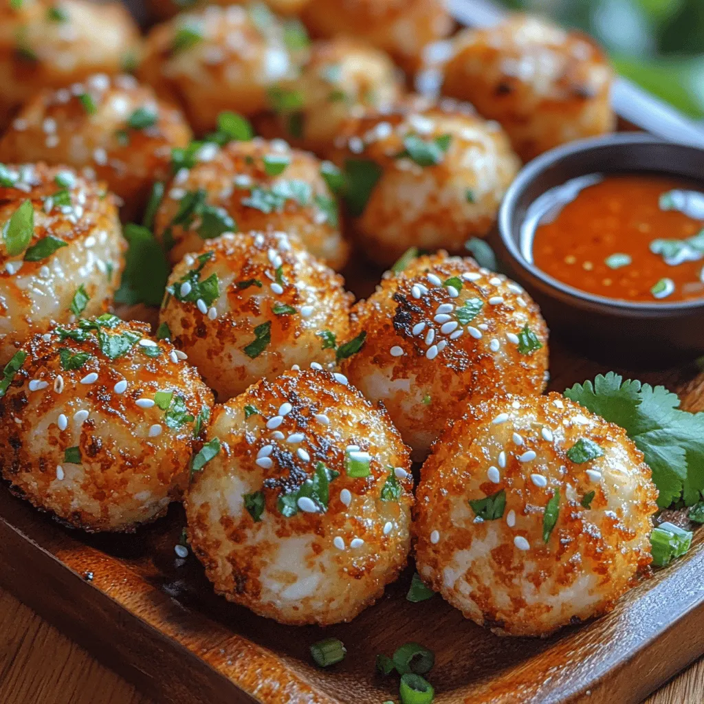 Crispy shrimp balls are a delightful appetizer that has captured the hearts of food lovers around the world. These little morsels are not only visually appealing but also packed with flavor and texture. With a crispy exterior that gives way to a tender, succulent shrimp filling, they offer a satisfying snack experience whether served at a party, as a starter, or even as a main dish. The addition of sweet chili sauce—an exquisite blend of sweetness and heat—elevates the dish, making every bite an explosion of flavor.