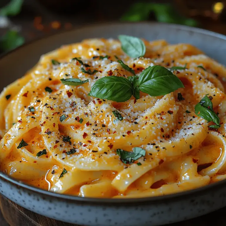 If you're in search of a dish that perfectly balances comfort and sophistication, look no further than creamy roasted red pepper pasta. This delightful recipe brings together the rich, velvety texture of cream with the sweet, smoky flavor of roasted red peppers, creating a pasta dish that is both indulgent and satisfying. Whether you're whipping it up for a cozy weeknight dinner or serving it at a special gathering, this pasta is sure to impress with its vibrant colors and mouthwatering taste.
