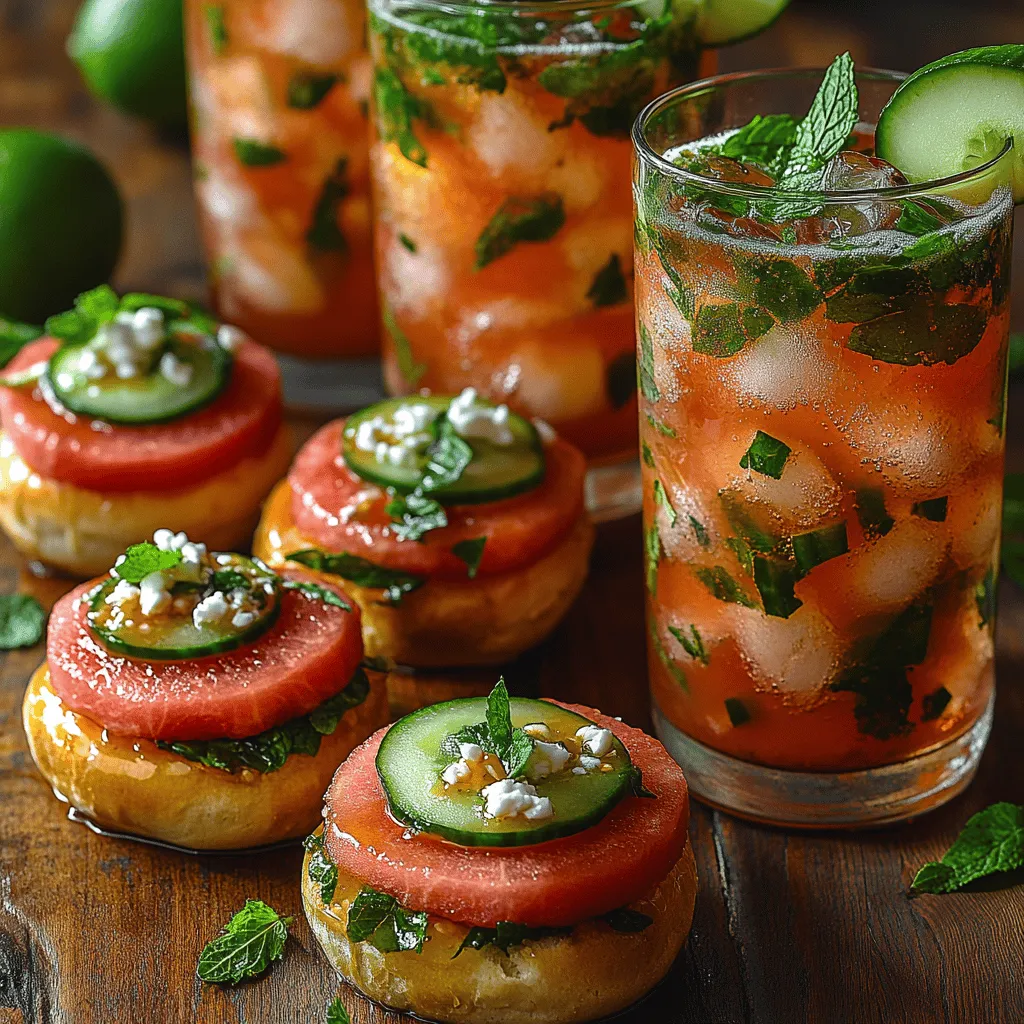 As summer approaches, the desire for cool, refreshing drinks and light bites grows stronger. One delightful recipe that perfectly encapsulates the essence of the season is the Refreshing Watermelon Fizz Mocktail Sliders. This unique pairing not only quenches your thirst but also tantalizes your taste buds with its vibrant flavors and enticing presentation.