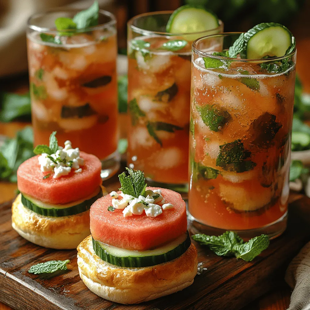 As summer approaches, the desire for cool, refreshing drinks and light bites grows stronger. One delightful recipe that perfectly encapsulates the essence of the season is the Refreshing Watermelon Fizz Mocktail Sliders. This unique pairing not only quenches your thirst but also tantalizes your taste buds with its vibrant flavors and enticing presentation.