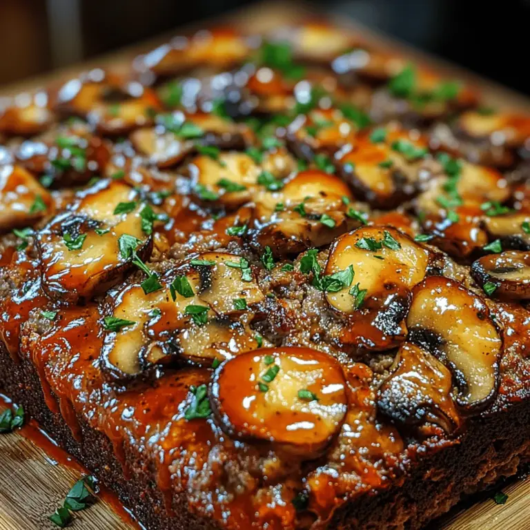 When it comes to comfort food, few dishes evoke the same warm nostalgia as meatloaf. This classic American staple has graced dinner tables for generations, often bringing back memories of family gatherings and home-cooked meals. While traditional meatloaf holds a special place in our hearts, it can sometimes benefit from a modern twist. Enter the Mushroom Swiss Cheese Meatloaf—a delightful fusion that takes the beloved classic and elevates it with a unique combination of flavors and textures.
