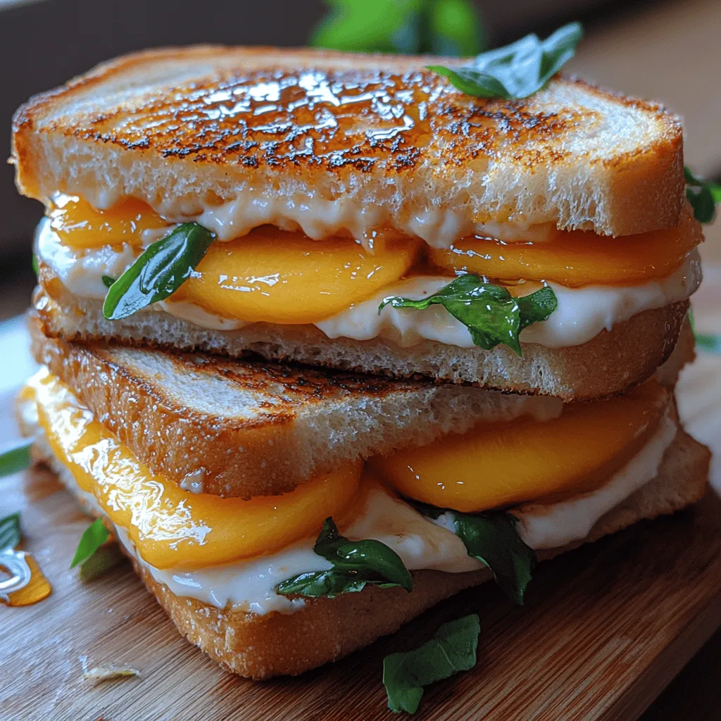 Grilled cheese sandwiches are a quintessential comfort food, celebrated for their simplicity and satisfying gooeyness. However, in the ever-evolving world of culinary creativity, innovating on classic dishes has become a delightful trend. One such mouthwatering creation is the Jalapeño Peach Grilled Cheese. Combining the sweet, juicy flavors of ripe peaches with the spicy kick of jalapeños, this sandwich takes the traditional grilled cheese to an entirely new level of deliciousness.