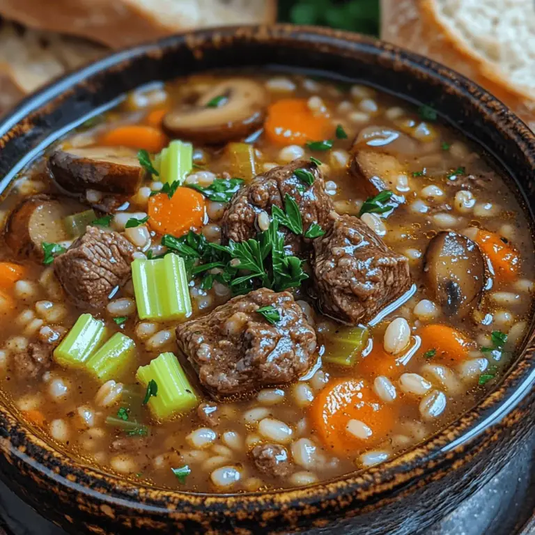 When the chill of winter sets in or the days grow shorter, few things are more comforting than a steaming bowl of hearty beef barley soup. This quintessential comfort food has warmed homes for generations, offering not just nourishment but also a sense of contentment and connection. The rich combination of tender beef, wholesome barley, and a medley of vegetables creates a nourishing dish that satisfies both the palate and the soul.