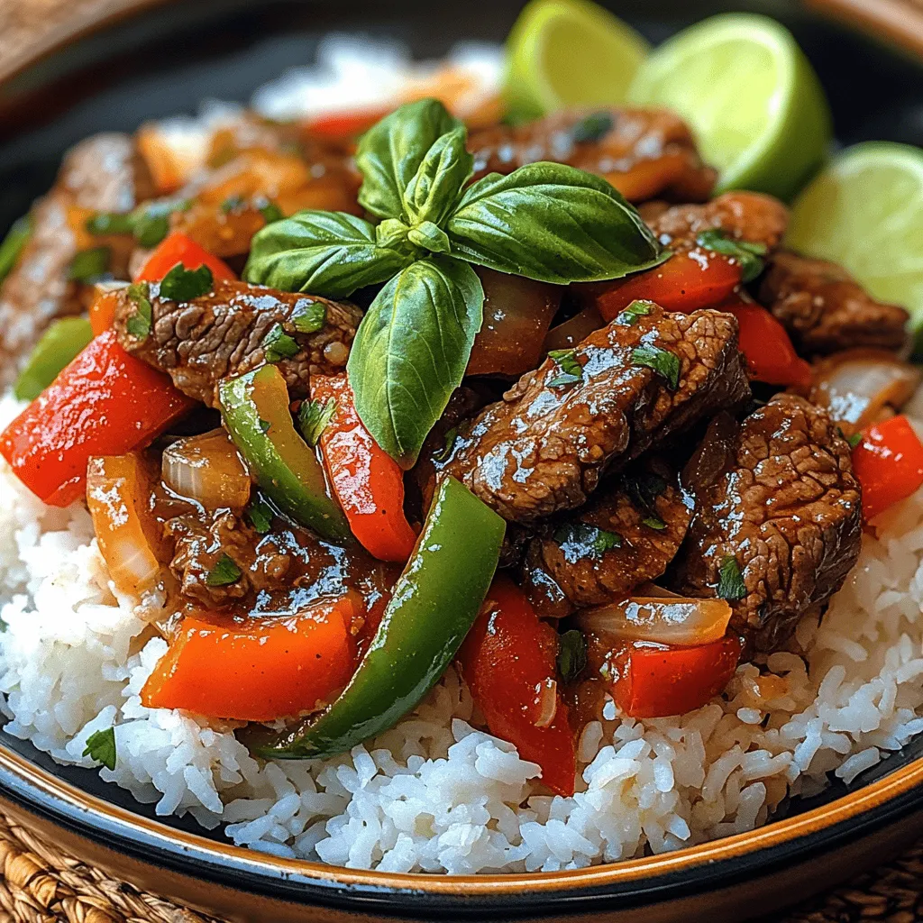 Thai cuisine is celebrated worldwide for its vibrant flavors and intricate balance of ingredients. Known for its ability to harmonize spicy, sour, sweet, and salty elements, Thai food has captivated the palates of many culinary enthusiasts. Among the multitude of dishes that represent this dynamic cuisine, Spicy Thai Basil Beef Stir Fry stands out as a quintessential example of how fresh ingredients and quick preparation can come together to create a truly unforgettable meal. This dish is not only easy to whip up but also bursts with flavor, making it a popular choice for both home cooks and restaurant-goers alike.
