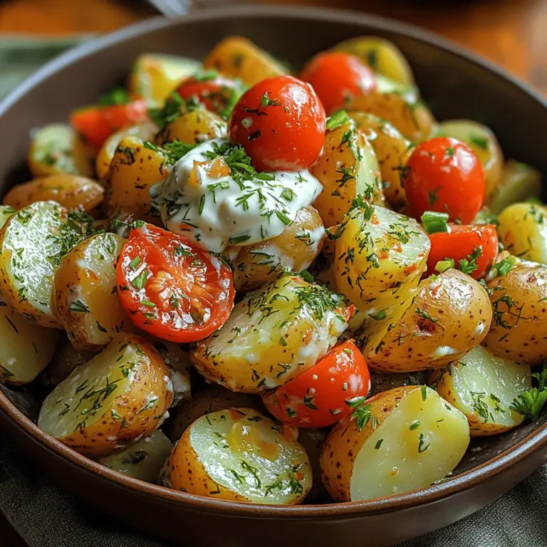 Potato salad has long been a staple at family gatherings and potlucks, tracing its roots back to various cultures around the world. Originating in Europe, the earliest versions of potato salad were quite simple, often featuring just potatoes and a vinegar dressing. Over time, as the dish made its way across the globe, different regions adopted their own variations, incorporating local ingredients and flavors. The American version, typically featuring mayonnaise, became popular in the mid-20th century and has since evolved into countless variations, with each household boasting its own unique recipe.