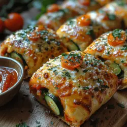 To create the perfect Summer Veggie Pizza Rolls, it is essential to gather high-quality ingredients that will enhance the overall flavor and texture of the dish. Below is an overview of the key components that will bring your pizza rolls to life.