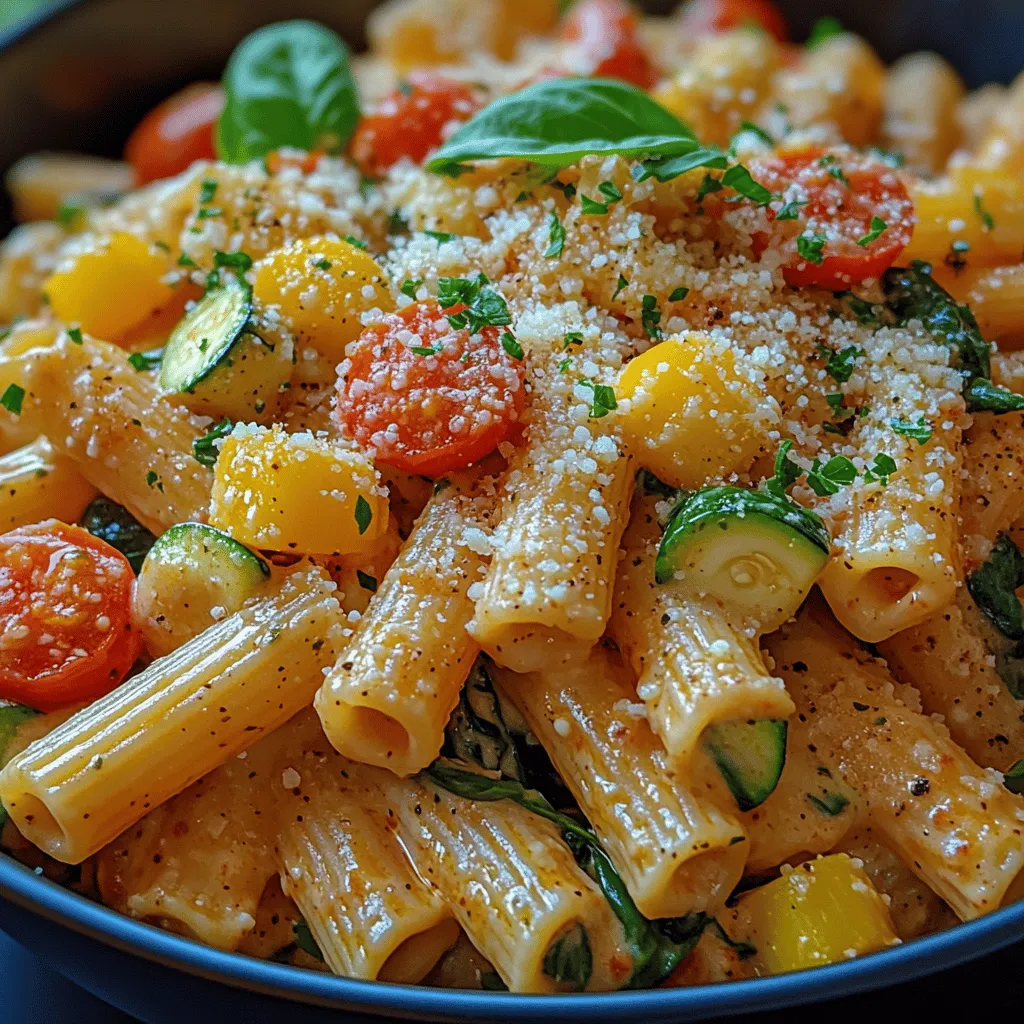 Imagine a dish that brings the vibrancy of a summer garden directly to your dinner table—a colorful medley of fresh vegetables enveloped in a luxurious, creamy sauce that clings to al dente pasta. This is the essence of Creamy Garden Delight Pasta, a recipe designed to brighten your meals with both flavor and nutrition. Perfect for busy weeknights or leisurely weekend gatherings, this dish combines the ease of preparation with the satisfaction of fresh, wholesome ingredients.