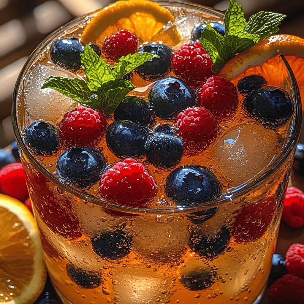 A successful Berry Citrus Sparkling Punch relies on a harmonious blend of fresh and vibrant ingredients that work together to create a refreshing drink. Let’s delve into the key components that make this punch shine.