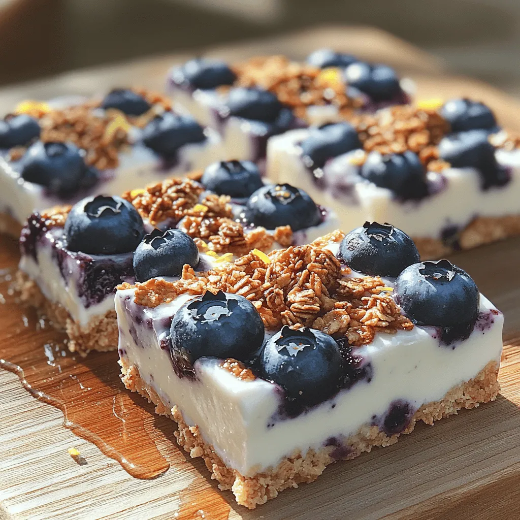 To create the perfect Blueberry Lemon Yogurt Bars, it's essential to understand the role of each ingredient in the recipe. Each component contributes not only to the taste and texture but also to the overall health benefits of the bars.