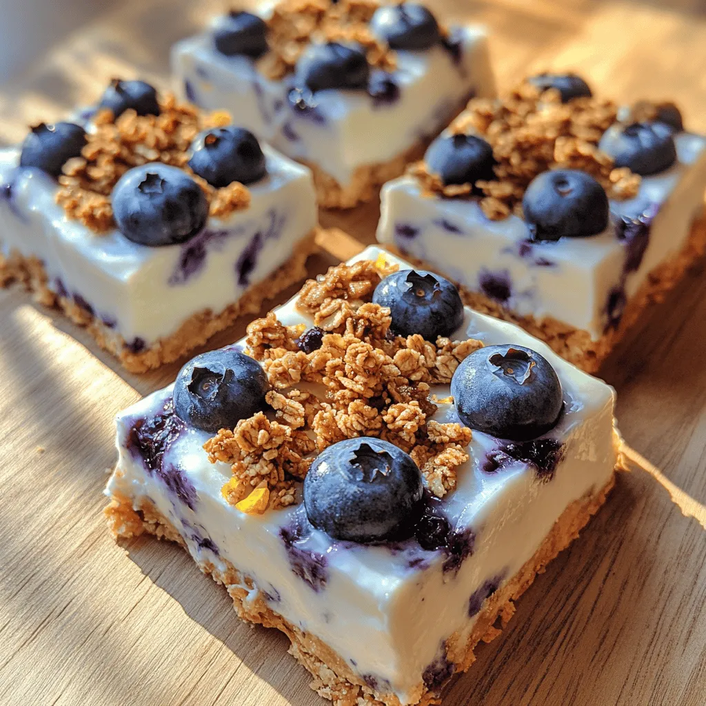 To create the perfect Blueberry Lemon Yogurt Bars, it's essential to understand the role of each ingredient in the recipe. Each component contributes not only to the taste and texture but also to the overall health benefits of the bars.