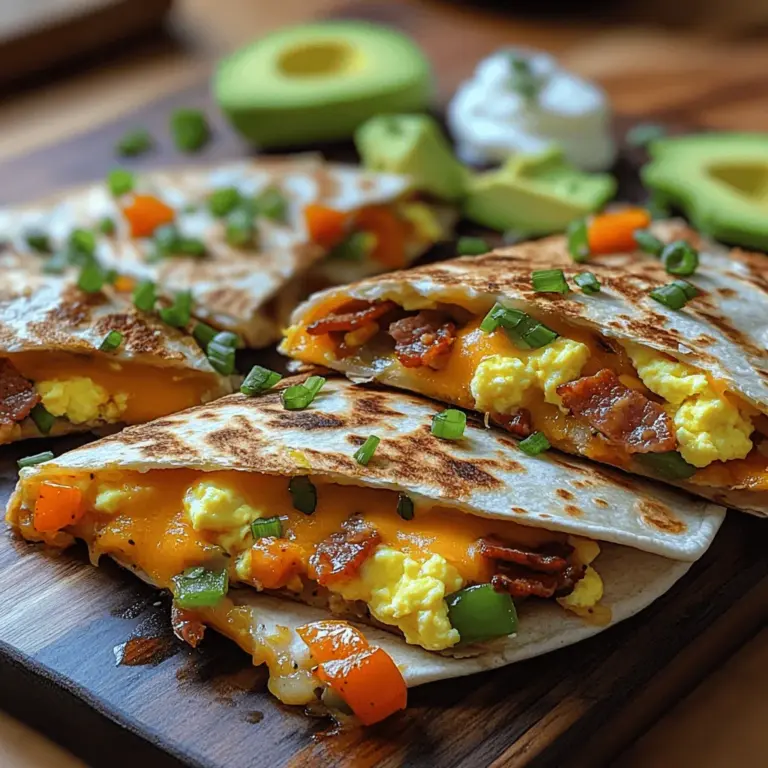 At the heart of every quesadilla is the tortilla, and for this recipe, flour tortillas are the foundation. Flour tortillas are soft, pliable, and perfect for wrapping around a variety of fillings. Their neutral flavor allows the other ingredients to shine while providing a satisfying chew. The versatility of flour tortillas makes them an excellent choice for breakfast quesadillas, as they can hold up to the fillings without tearing.