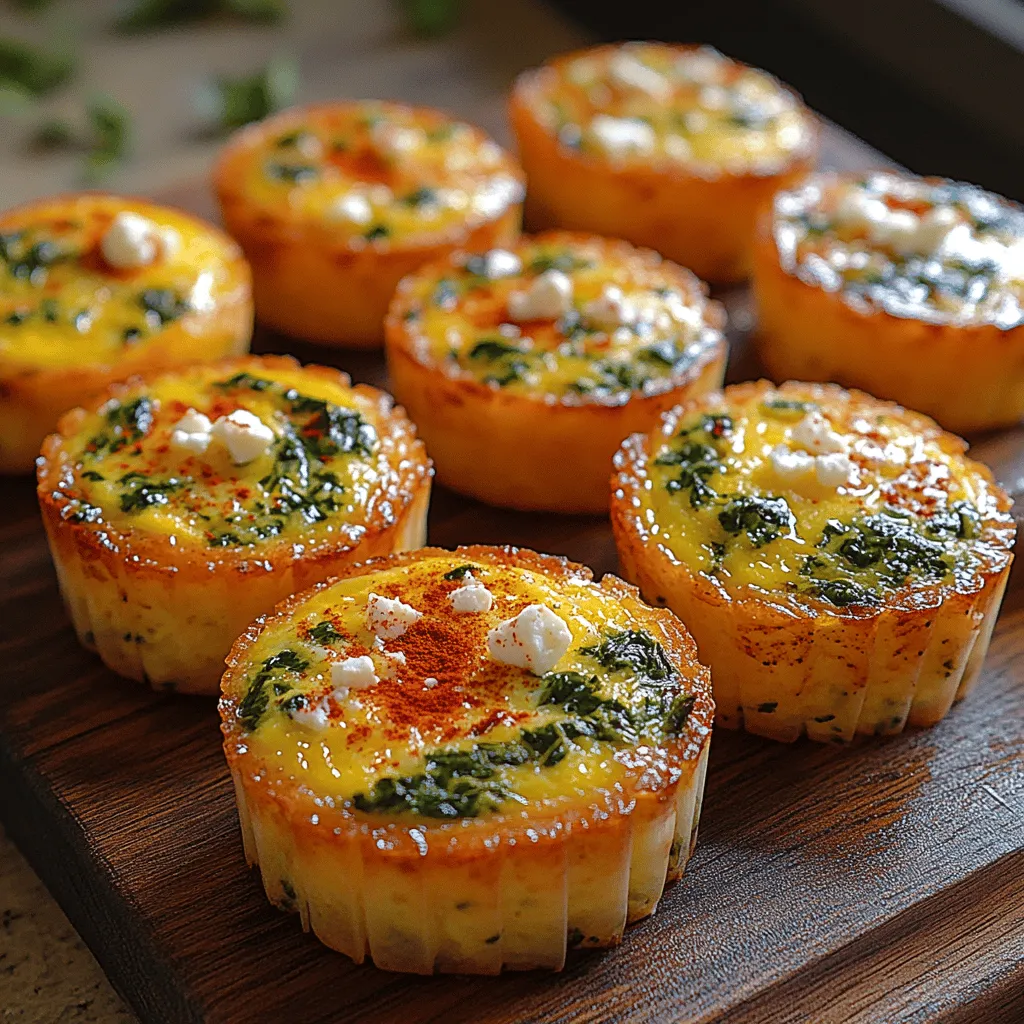 One of the standout features of Spinach Feta Egg Muffins is their star ingredients: spinach and feta cheese. Both contribute to the muffins' exceptional nutritional profile, making them a balanced meal choice.