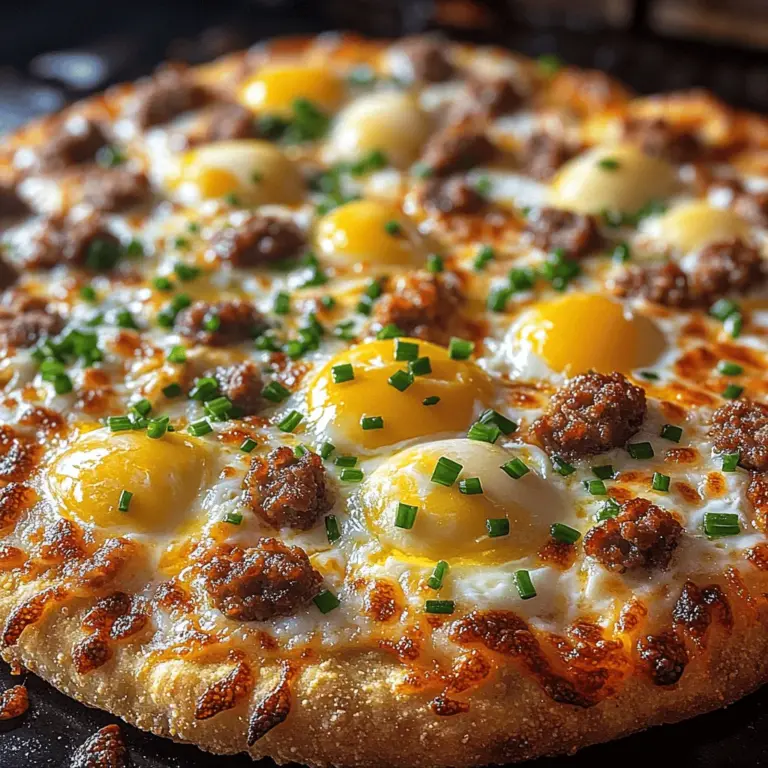 Breakfast is often hailed as the most important meal of the day, and what better way to start your morning than with a delicious breakfast pizza? This innovative dish combines the comforting elements of a classic breakfast—think sausage, eggs, and cheese—on a crispy pizza crust, creating a delightful fusion that appeals to both the traditional pizza lover and the breakfast enthusiast. The versatility of breakfast pizza allows it to cater to a myriad of tastes and dietary preferences, making it an ideal choice for family meals, brunch gatherings, or even a quick weekday breakfast.