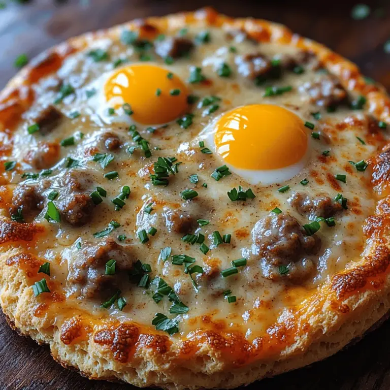 Imagine waking up to the tantalizing aroma of freshly baked biscuits combined with the savory scent of sausage gravy, all layered on a delicious pizza crust. Welcome to the world of "Breakfast Bliss: Biscuits and Sausage Gravy Pizza," a dish that takes two beloved breakfast staples and merges them into a mouthwatering, crowd-pleasing meal. This innovative pizza marries the comfort of traditional Southern biscuits and gravy with the fun and versatility of pizza, making it an ideal choice for breakfast, brunch, or even a delightful dinner.