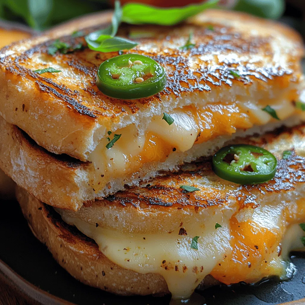 In recent years, the humble grilled cheese sandwich has undergone a remarkable transformation. Once a simple childhood favorite, it has evolved into a canvas for culinary creativity, gaining popularity in restaurants and homes alike. Chefs and home cooks are now experimenting with a multitude of flavor combinations, taking this classic comfort food to new heights. One such innovative twist is the Spicy & Sweet Jalapeño Peach Grilled Cheese—a dish that marries the rich, melty goodness of cheese with the vibrant sweetness of fresh peaches and the fiery kick of jalapeños.