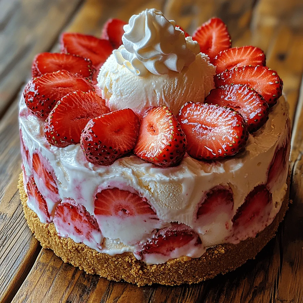 As the warmth of summer rolls in, the craving for refreshing desserts begins to intensify. No-bake treats become the stars of the season, offering delightful ways to cool down without heating up the kitchen. One such dessert that perfectly encapsulates the joy of summer is the Berry Delight: Easy Strawberry Ice Cream Cake. This dessert is not just a feast for the eyes; it's a symphony of flavors and textures that combines creamy ice cream, fresh strawberries, and a delightful crunchy crust into one irresistible package.