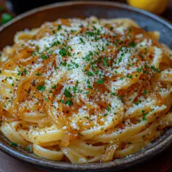 Welcome to the world of Sweet & Spicy Caramelized Onion Pasta, a dish that effortlessly marries sweetness and spice for an unforgettable culinary experience. This pasta recipe is not just another meal; it’s a celebration of flavors that transforms humble ingredients into a comforting yet exciting dish. The sweetness comes from the slow caramelization of onions, which develops a rich, deep flavor, while a touch of chili oil provides a delightful kick that tantalizes the taste buds.