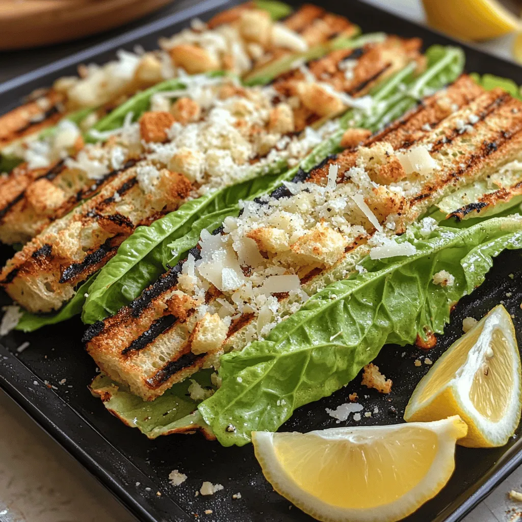 In the world of culinary creativity, grilled salads have emerged as a delightful twist on traditional recipes, bringing a touch of warmth and sophistication to our plates. One standout dish that exemplifies this trend is Sizzling Grilled Romaine with Lemon Caesar Dressing. This innovative take on the classic Caesar salad not only elevates the humble romaine lettuce but also introduces an exciting flavor profile that is both refreshing and satisfying. The combination of charred romaine with a zesty, homemade lemon Caesar dressing makes for a perfect meal or side dish, especially during the warmer months when light and flavorful meals are in high demand.