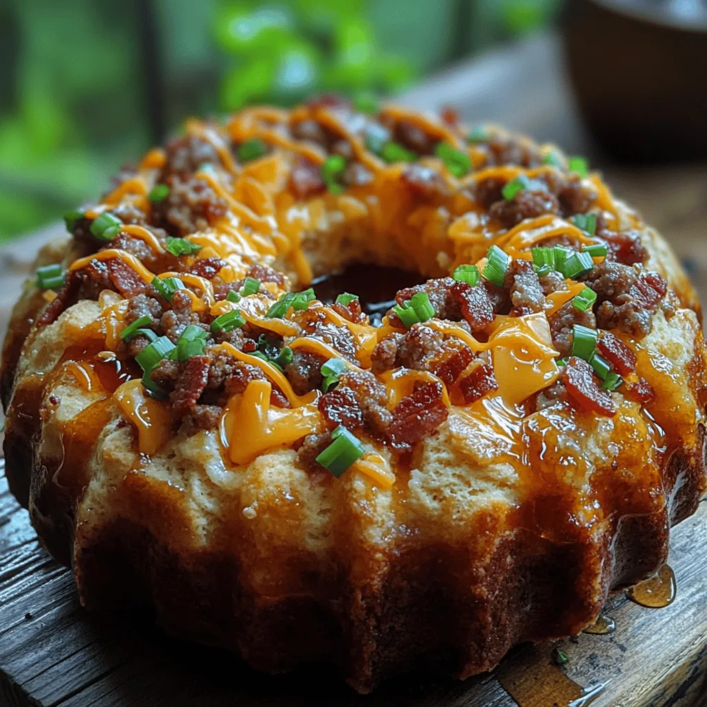 Imagine waking up to the enticing aroma of freshly baked goods wafting through your kitchen. The Breakfast Biscuit Bundt Cake combines the comforting flavors of breakfast into a delightful cake that’s perfect for any morning gathering. This unique recipe takes the classic elements of biscuits, eggs, and breakfast meats, transforming them into a deliciously innovative dish that will impress family and friends alike. Whether you're hosting a brunch or just looking for a fun way to enjoy breakfast, this Bundt cake is a crowd-pleaser that’s incredibly easy to prepare.