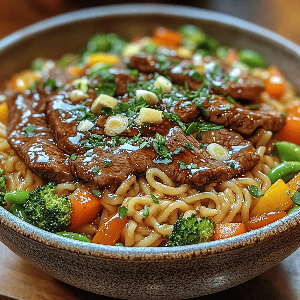 In the realm of quick and satisfying meals, few dishes capture the essence of comfort food quite like Garlic Butter Steak Lightning Noodles. This dish combines tender, juicy steak with silky noodles and a rich, buttery sauce that tantalizes the taste buds. The appeal of this recipe lies not only in its delightful flavors but also in the ease of preparation, making it a go-to option for busy weeknight dinners or gatherings with friends and family.