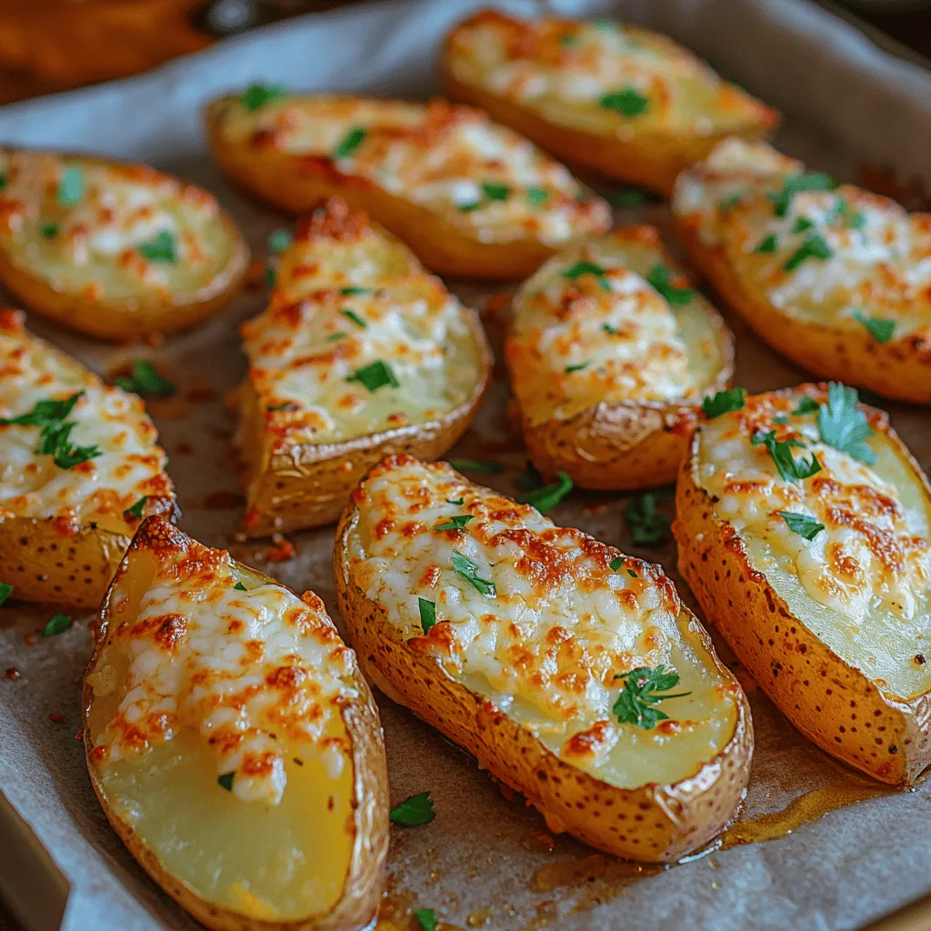 Garlic Parmesan Potato Wedges are a culinary delight that brings together the comforting flavors of garlic and cheese, creating a dish that is both savory and satisfying. These crispy wedges have gained popularity as a versatile side dish or snack, perfect for any occasion—from casual family dinners to festive gatherings. The appeal of Garlic Parmesan Potato Wedges lies not only in their delectable taste but also in their simplicity. With just a handful of common ingredients, this recipe is accessible for home cooks of all skill levels, making it a go-to option for those looking to impress without spending hours in the kitchen.