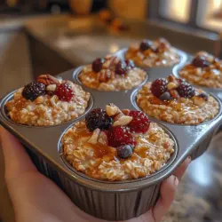 In the world of breakfast foods, few options are as appealing and versatile as baked oatmeal cups. The Hearty Berry Baked Oatmeal Cups stand out with their delightful medley of flavors and textures, making them a favorite among health-conscious individuals and busy families alike. These little cups of goodness not only serve as a wholesome breakfast option but can also double as a quick snack or a guilt-free dessert.