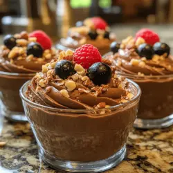 When it comes to desserts, few can rival the allure of chocolate. It captivates the senses with its rich aroma, velvety texture, and deep, complex flavors that can evoke nostalgia and joy with every bite. Among the myriad of chocolate-based treats, the Chocolate Hazelnut Mousse Cups stand out as a luxurious indulgence that combines the finest elements of chocolate and nuts. This recipe invites you to experience a delightful harmony of flavors, where the richness of dark chocolate meets the creamy essence of hazelnuts, creating a dessert that feels both indulgent and sophisticated.