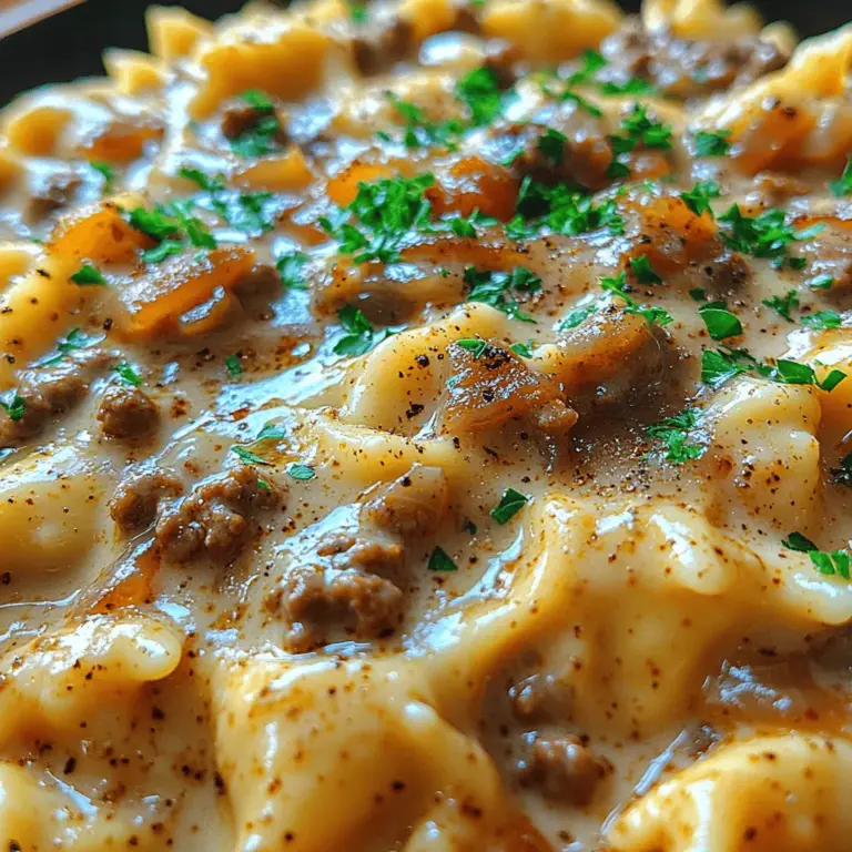 To create a memorable Creamy Beef and Bowtie Pasta Delight, understanding the ingredients is essential. Each component plays a crucial role in the final flavor profile and texture of the dish.