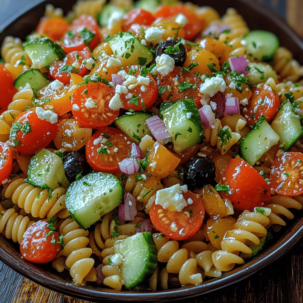 What sets this pasta salad apart is its exquisite balance of flavors. The sweetness of honey harmonizes beautifully with the zesty notes of Dijon mustard, resulting in a dressing that elevates the entire dish. Each bite is further enhanced by the crisp texture of fresh vegetables, making this salad not just a side dish but a delightful culinary experience. The rotini pasta, with its spiral shape, holds the dressing and delivers a burst of flavor in every forkful.