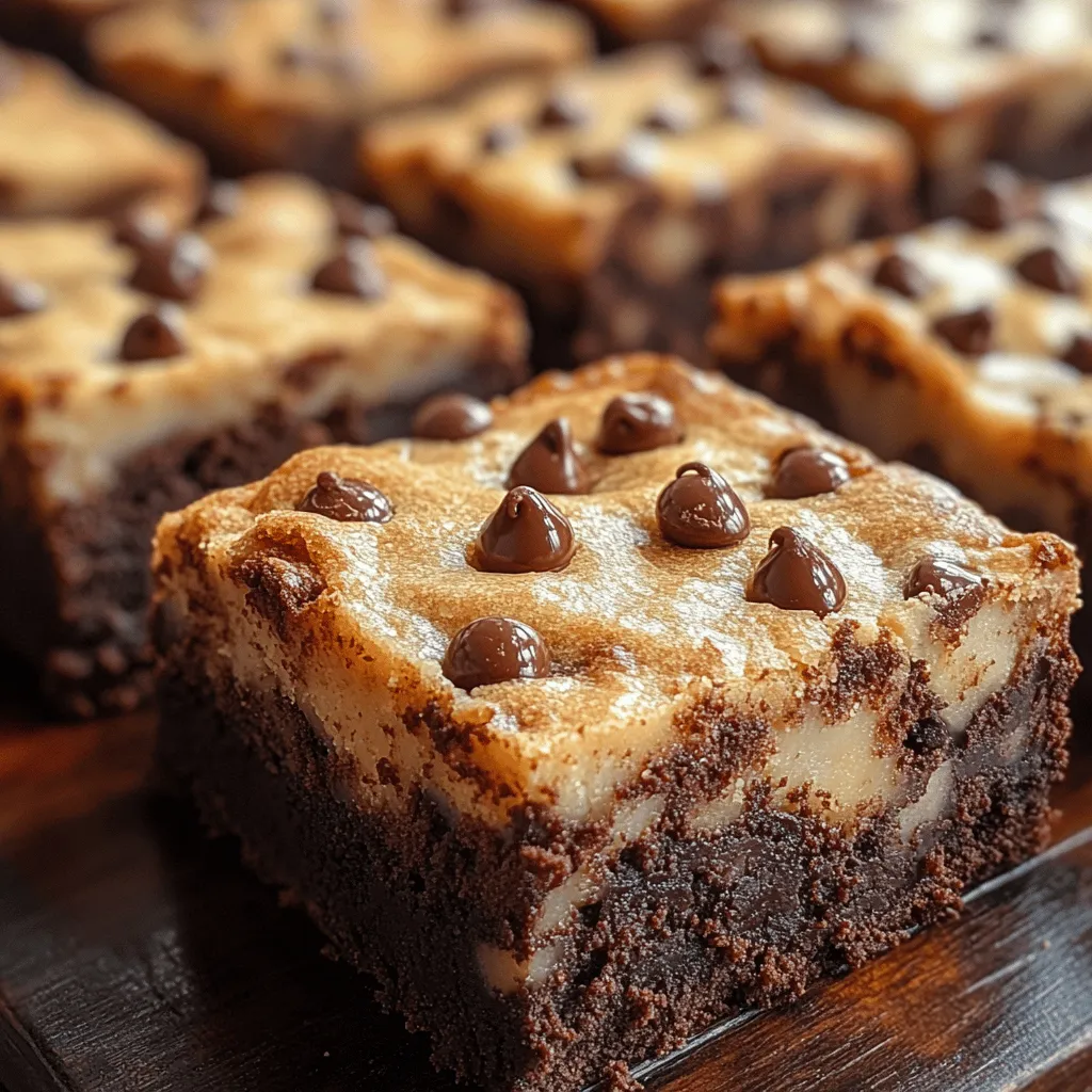 If you're searching for a dessert that combines the best of both worlds, look no further than Double Delight Chocolate Chip Cookie Brownies. This delightful treat marries the fudgy richness of brownies with the chewy indulgence of chocolate chip cookies, creating a dessert that will leave your taste buds dancing. Whether you're hosting a gathering, celebrating a special occasion, or simply treating yourself, these brownies deliver a mouthwatering experience that is hard to resist.
