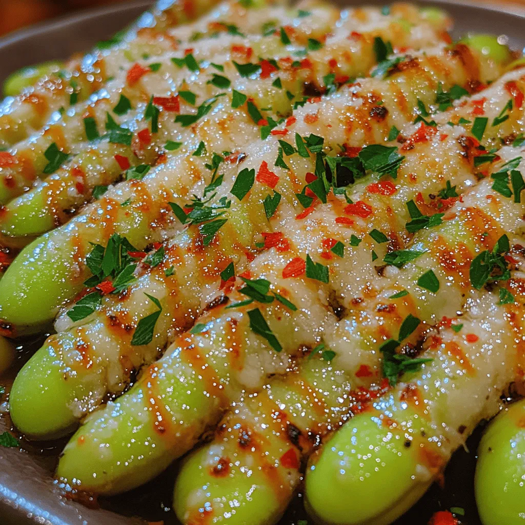 Cheesy Garlic Edamame Delight is a mouthwatering dish that combines the wholesome goodness of edamame with the rich flavors of garlic and cheese. As a delightful fusion of taste and nutrition, this recipe has gained popularity among food enthusiasts and health-conscious individuals alike. The creamy, cheesy texture paired with the savory undertones of garlic creates an irresistible snack that you won’t be able to resist.