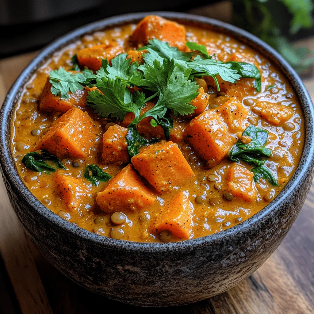 In the realm of comforting and nutritious dishes, Sweet Potato & Lentil Delight Curry stands out as a vibrant and satisfying option. This dish combines the natural sweetness of sweet potatoes with the hearty, protein-packed goodness of lentils, creating a meal that is not only delicious but also incredibly nourishing. Perfect for weeknight dinners or as a centerpiece for a casual gathering, this curry embodies warmth and comfort while catering to various dietary preferences, including vegan and gluten-free diets.