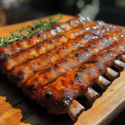 Whisky-Glazed Bliss Baby Back Ribs are the ultimate indulgence for barbecue enthusiasts and casual diners alike. This savory-sweet dish combines the rich flavors of bourbon whisky with tender, juicy baby back ribs, creating a mouthwatering experience that tantalizes the taste buds. With their fall-off-the-bone tenderness and a glaze that balances sweetness and smokiness, these ribs are not just a meal; they are an experience that brings friends and family together around the grill.