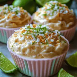 Frozen Coconut Lime Cream Cups are the ultimate dessert for anyone seeking a refreshing treat with a tropical flair. Imagine biting into a creamy, luscious cup infused with the rich taste of coconut milk and the invigorating zest of lime. This delightful combination not only tantalizes your taste buds but is also incredibly easy to prepare, making it a go-to recipe for warm weather gatherings or simply treating yourself to something special.
