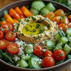 Explore the vibrant and nutritious world of plant-based eating with our Roasted Garlic Hummus Veggie Bowl. This dish not only celebrates wholesome ingredients but also offers a delightful blend of flavors and textures. Whether you're a seasoned vegan or simply looking to incorporate more vegetables into your diet, this recipe showcases how easy it can be to prepare a meal that is both satisfying and healthy. With roasted garlic hummus as the star of the show, you'll discover how to elevate everyday vegetables into a colorful masterpiece that's perfect for lunch, dinner, or meal prep.
