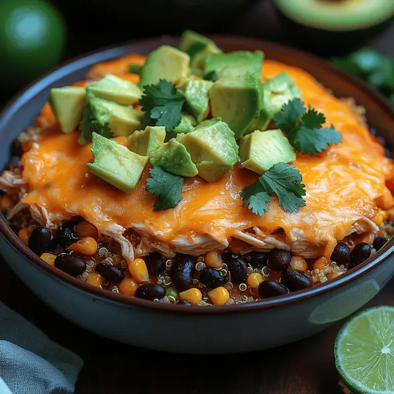 In the hustle and bustle of modern life, finding a meal that is both hearty and healthy can often feel like a daunting task. Enter the Hearty & Healthy Chicken Taco Casserole—a dish that perfectly marries flavor and nutrition, making it an ideal choice for busy weeknights. This casserole is a delightful twist on traditional tacos, bringing together all the beloved flavors of taco night into a warm, comforting dish that the whole family will enjoy.