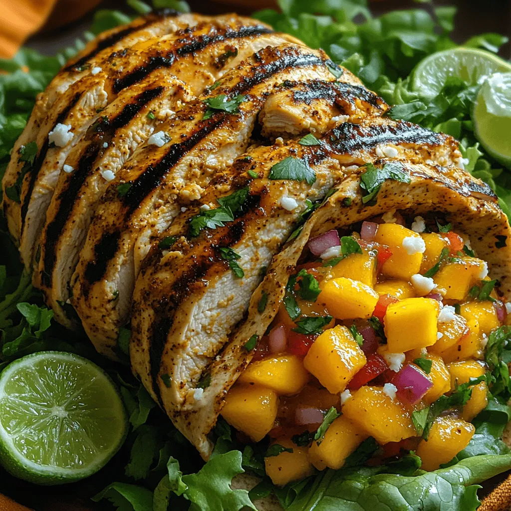 The Grilled Chicken Mango Salsa Wrap is more than just a meal; it’s a vibrant fusion of flavors that brings together the smoky goodness of grilled chicken and the refreshing sweetness of mango salsa. This delightful wrap is perfect for a quick lunch or a light dinner, making it a favorite among health-conscious food enthusiasts and busy professionals alike. Each bite offers a tantalizing symphony of textures and tastes, ensuring that your palate is treated to something special.
