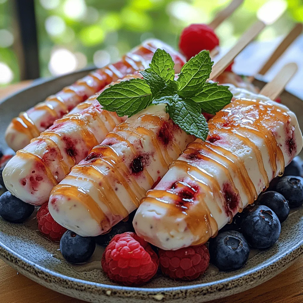 To create the Berry Bliss Greek Yogurt Pops, it’s important to understand the key ingredients and their benefits. Let’s take a closer look at Greek yogurt, mixed berries, sweeteners, and optional additions that can elevate your pops.
