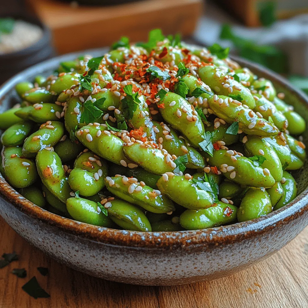 Spicy Garlic Edamame has become a beloved staple in the realm of healthy snacks and appetizers, especially within the vibrant world of Asian cuisine. This dish is not only a treat for the taste buds but also a powerhouse of nutrition, making it a go-to option for health-conscious eaters. The magic of Spicy Garlic Edamame lies in its balanced flavor profile; the umami richness of soy sauce melds beautifully with the fiery kick of Sriracha, creating a tantalizing experience that keeps you coming back for more.
