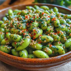 Spicy Garlic Edamame has become a beloved staple in the realm of healthy snacks and appetizers, especially within the vibrant world of Asian cuisine. This dish is not only a treat for the taste buds but also a powerhouse of nutrition, making it a go-to option for health-conscious eaters. The magic of Spicy Garlic Edamame lies in its balanced flavor profile; the umami richness of soy sauce melds beautifully with the fiery kick of Sriracha, creating a tantalizing experience that keeps you coming back for more.