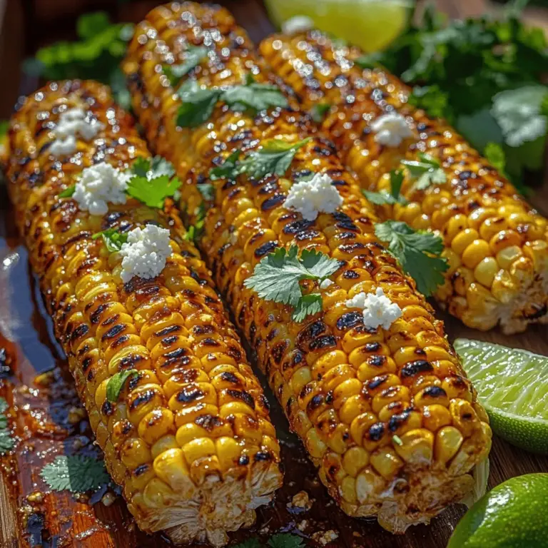 When summer rolls around, the air fills with the tantalizing aroma of grilled foods wafting from backyards and beach picnics. One standout dish that captures the essence of summer gatherings is Zesty Chipotle Lime Grilled Corn. This delicious recipe marries the sweetness of fresh corn with the smoky, spicy kick of chipotle chili powder, all enhanced by a refreshing squeeze of lime and sprinkled with the creamy texture of Cotija cheese. Not only is it a feast for the palate, but it also serves as a vibrant, colorful addition to any table, making it an irresistible option for both casual cookouts and formal dinners.