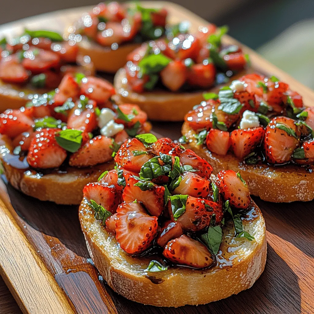 At the heart of any good bruschetta is the bread, and for our Strawberry Basil Bruschetta, a fresh French baguette is the ideal choice. The baguette is a classic French bread known for its crispy crust and soft, airy interior. Using fresh bread is essential; day-old bread can become tough and chewy, which doesn't provide the delightful texture that a well-prepared bruschetta needs.