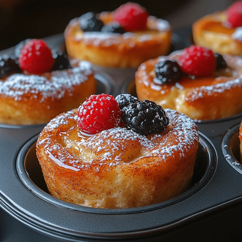 If you are someone who cherishes the warmth and comfort of a homemade breakfast, then Baked Cinnamon French Toast Muffins are sure to become a staple in your kitchen. This innovative twist on a classic favorite combines the rich, familiar flavors of French toast with the convenience and portability of a muffin. Imagine biting into a fluffy, cinnamon-infused muffin that tastes just like your favorite French toast, but without the need for a fork and knife. Perfect for busy mornings or leisurely weekend brunches, these muffins offer a delightful way to enjoy a beloved dish while also providing easy portion control.