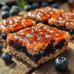 In the world of wholesome snacking, few things can rival the delightful combination of flavor and nutrition found in our Blueberry Bliss Chia Jam Bars. These bars are not just a treat for the taste buds; they embody a perfect balance of indulgence and health, making them an ideal choice for breakfast, an afternoon snack, or even a satisfying dessert. Bursting with the natural sweetness of blueberries and enriched with the nutritional prowess of chia seeds, these bars offer a guilt-free way to indulge your cravings.