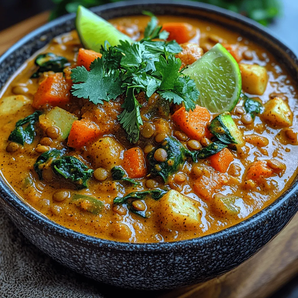 Tropical Bliss Coconut Curry Lentil Stew is not just a dish; it’s a celebration of flavors that transports you to sun-kissed shores with every spoonful. This hearty stew draws inspiration from the vibrant culinary traditions of Southeast Asia, where coconut milk and curry spices meld into comforting, aromatic dishes. As plant-based cuisine continues to gain popularity, this recipe stands out as a delightful option for both vegans and meat-lovers alike. It showcases the versatility of lentils, a staple in many cultures, and emphasizes the importance of fresh, wholesome ingredients.
