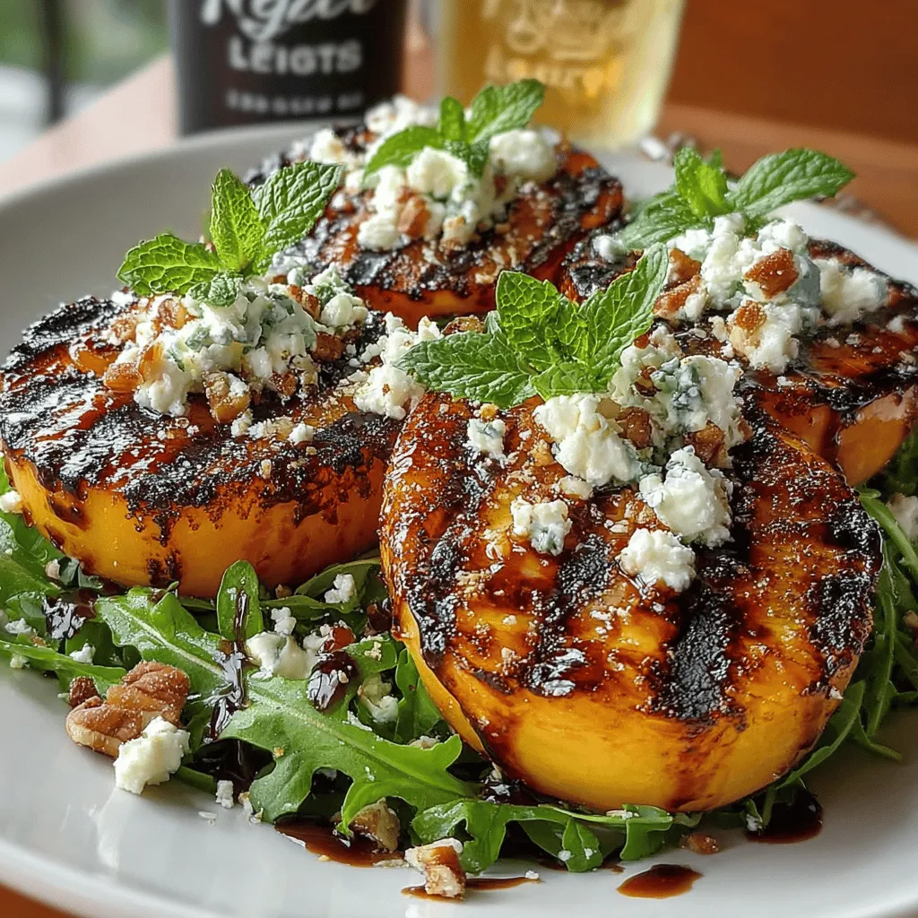 As summer rolls in, there's an undeniable shift in our culinary preferences. The vibrant colors and fresh flavors of seasonal ingredients beckon us to create dishes that celebrate the warmth and bounty of the season. Summer salads, in particular, stand out as the epitome of refreshment. They invite us to embrace lighter fare, often showcasing an array of crisp vegetables and juicy fruits that tantalize the taste buds. Among these delightful dishes, the Grilled Peach & Arugula Salad emerges as a standout, harmonizing sweet and savory flavors in a way that perfectly encapsulates the essence of summer.