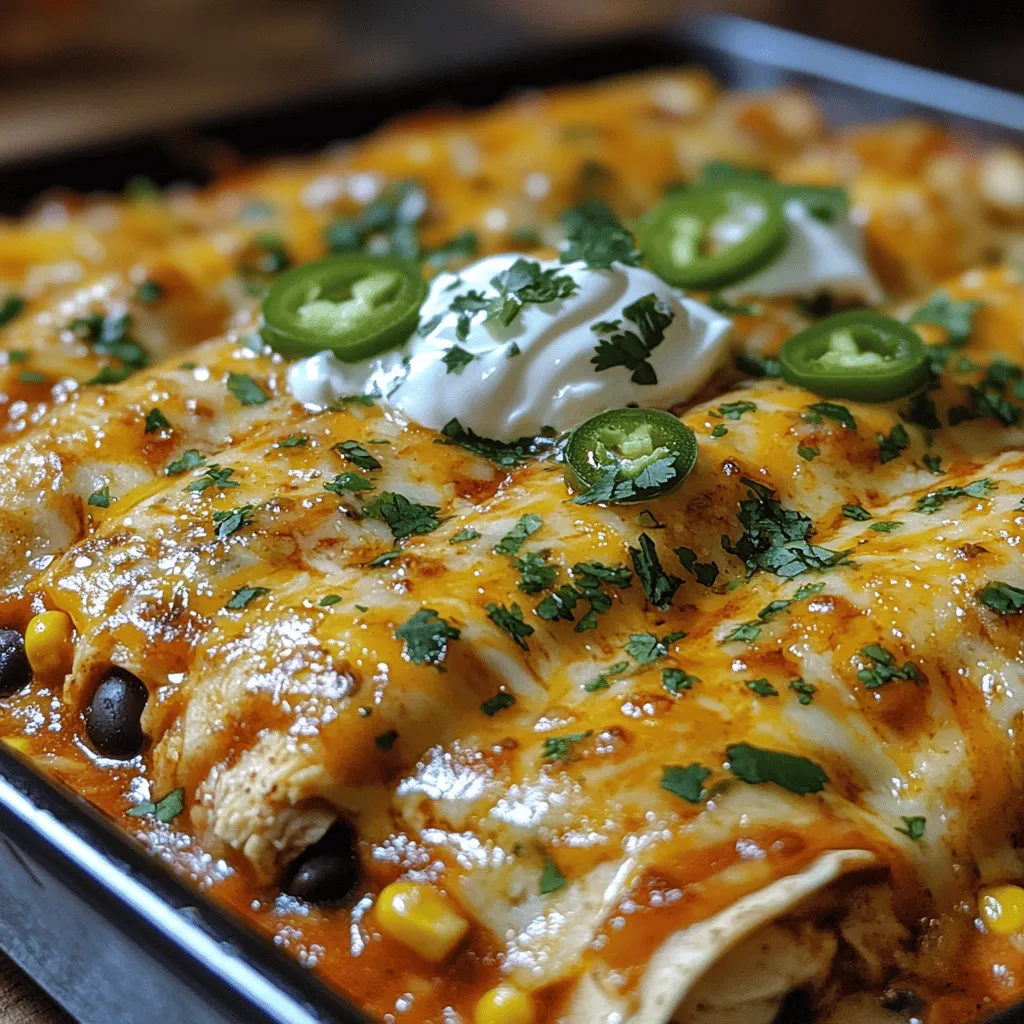 To achieve a perfectly layered Spicy Tex-Mex Chicken Enchilada Bake, the way you distribute the salsa is crucial. Start by spreading a thin layer of the salsa at the bottom of your baking dish. This initial layer not only prevents the tortillas from sticking but also infuses the bottom of the dish with flavor.