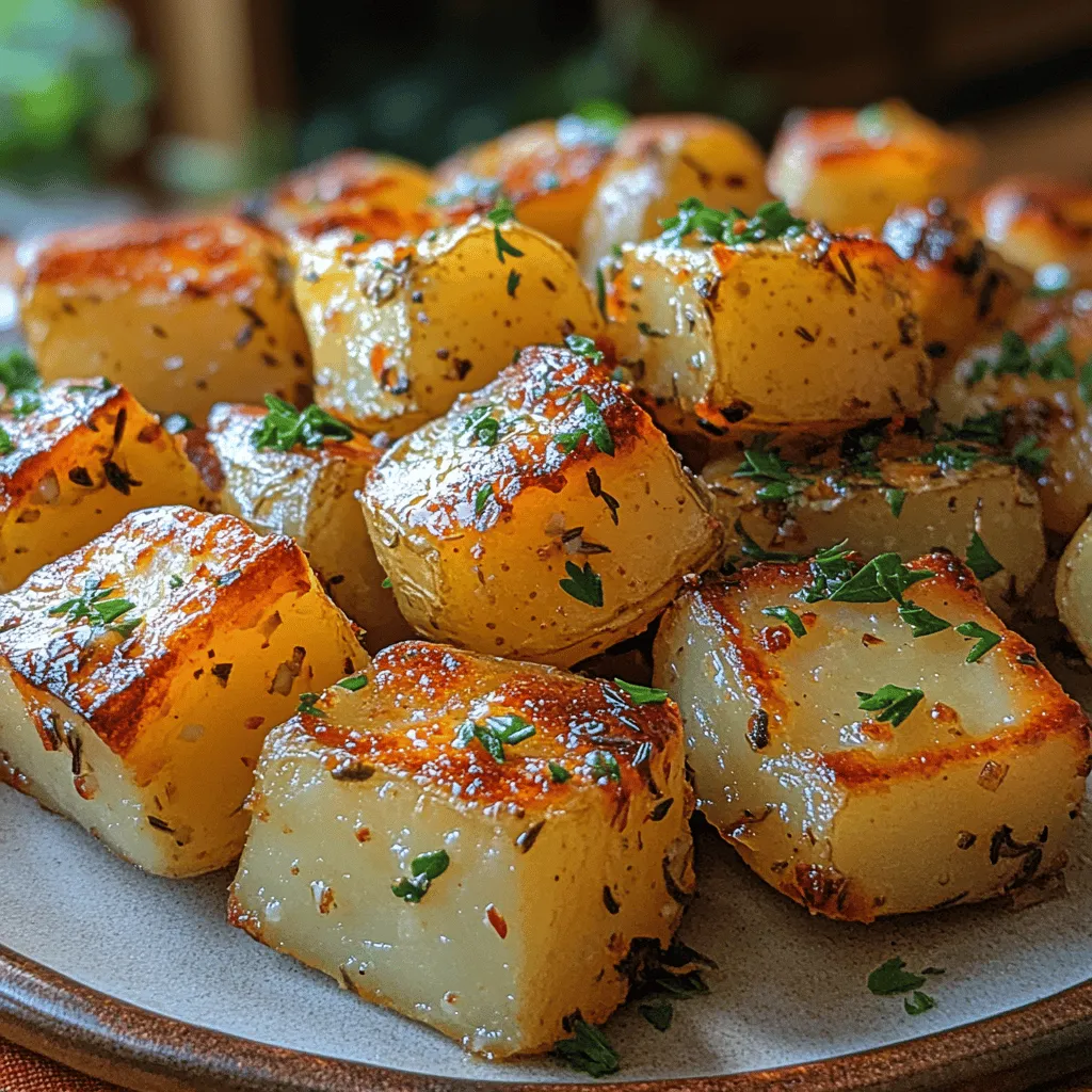 Crispy Garlic Butter Potato Cubes are a delectable side dish that has gained popularity across numerous cuisines worldwide. This recipe transforms simple potatoes into a mouthwatering treat that boasts a perfect blend of textures and flavors. The combination of crispy exteriors with buttery, garlicky goodness makes these potato cubes irresistible, drawing in food lovers from all walks of life.